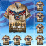 Load image into Gallery viewer, Premium Freedom Is Not Free US Veteran Hawaii Shirt For Men Women
