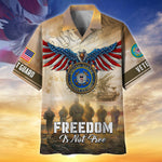 Load image into Gallery viewer, Premium Freedom Is Not Free US Veteran Hawaii Shirt For Men Women