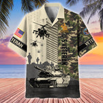 Load image into Gallery viewer, Premium Multiple US Military Services US Veterans Hawaii Shirt For Men Women
