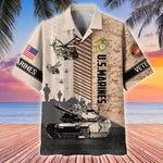 Load image into Gallery viewer, Premium Multiple US Military Services US Veterans Hawaii Shirt For Men Women