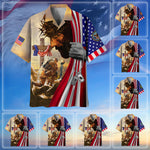 Load image into Gallery viewer, Premium Honor The Fallen US Veteran Hawaii Shirt For Men Women