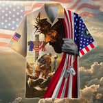 Load image into Gallery viewer, Premium Honor The Fallen US Veteran Hawaii Shirt For Men Women