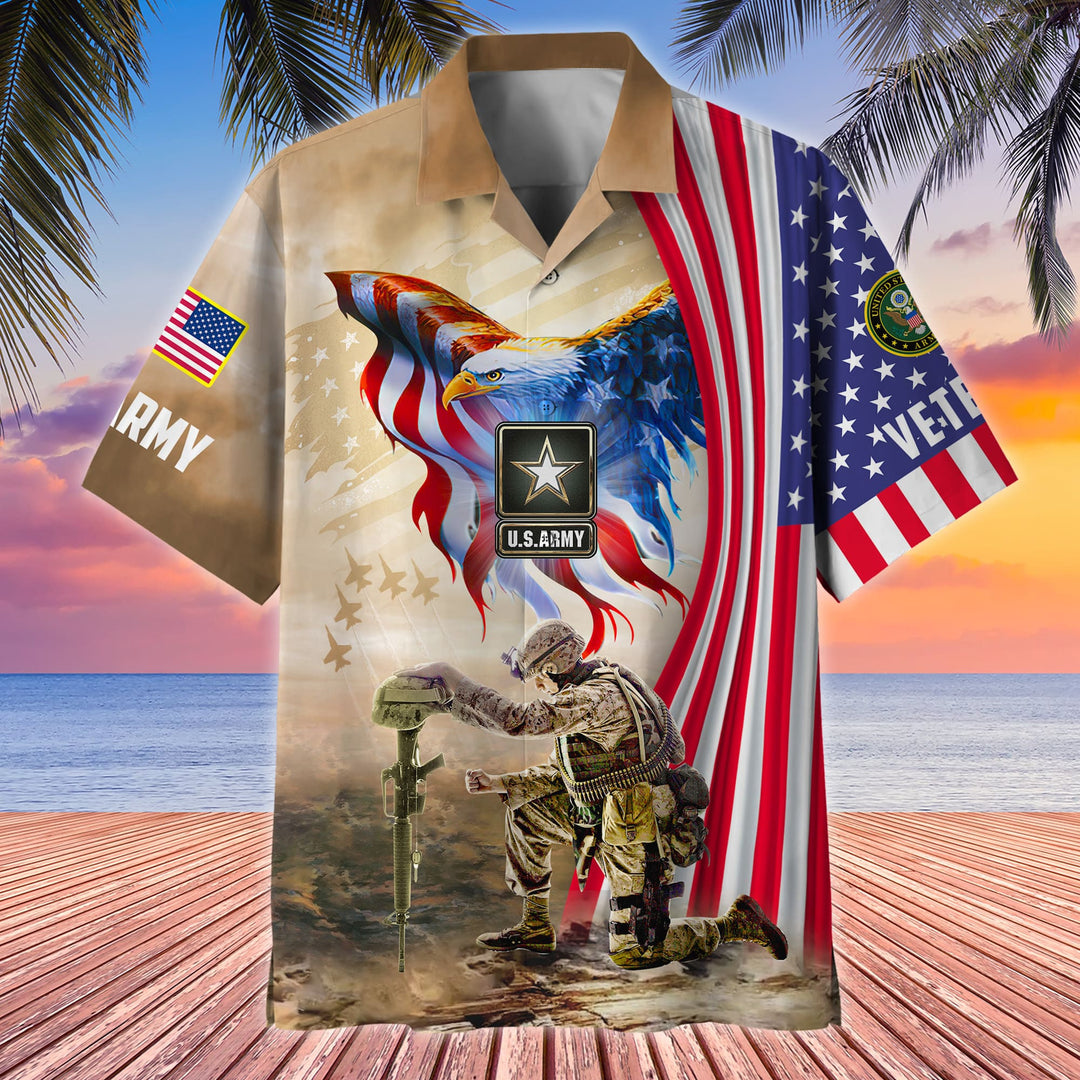 Unique Proudly Served US Veteran Hawaii Shirt For Men Women