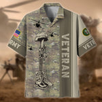 Load image into Gallery viewer, Premium Camo Soldiers Multiservice US Veteran Hawaii Shirt For Men Women