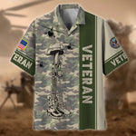Load image into Gallery viewer, Premium Camo Soldiers Multiservice US Veteran Hawaii Shirt For Men Women