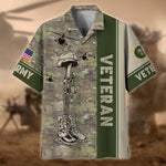 Load image into Gallery viewer, Premium Camo Soldiers Multiservice US Veteran Hawaii Shirt For Men Women