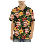 Load image into Gallery viewer, Custom Hawaiian Shirt With Face, Hawaiian Vacation Style Shirts For Men Women