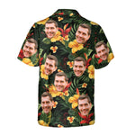 Load image into Gallery viewer, Custom Hawaiian Shirt With Face, Hawaiian Vacation Style Shirts For Men Women