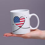 Load image into Gallery viewer, USA Mug, American Flag Mug, 4th of July Mug, Patriotic Mug, Patriotic Gifts, USA Gifts