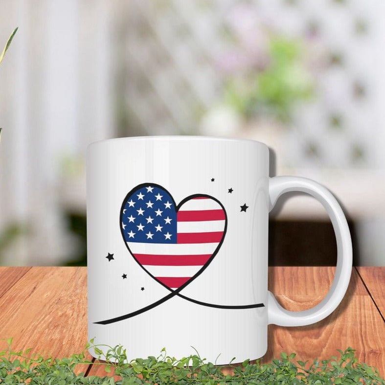 USA Mug, American Flag Mug, 4th of July Mug, Patriotic Mug, Patriotic Gifts, USA Gifts