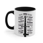 Load image into Gallery viewer, Christian Cup - Hebrews 4:12 The Word of God is Living & Powerful, Christian Gift