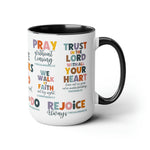 Load image into Gallery viewer, Bible Verse Ceramic Mug, Inspirational Coffee Cup Gift, Christian Present