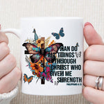 Load image into Gallery viewer, Christian Coffee Mug, 11 Oz Bible Verse Mug, Scripture Gift, Religious Gift