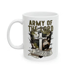 Load image into Gallery viewer, Army of The Lord Mug, Christian Mugs, Christian GIfts for Him or Her