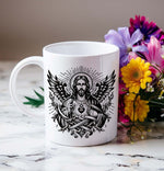 Load image into Gallery viewer, Jesus Christ Resurrected Easter Coffee Tea Lovers Ceramic White Mug 11oz Gift, Birthday Christian Art