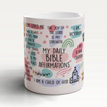 Load image into Gallery viewer, Bible Affirmation Mug, Christian Mug, Bible Quotes Mug, Gift For Christian