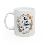 Load image into Gallery viewer, Christian Jesus Ceramic Coffee Mug, Let God Guide You, Gift for Her