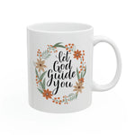 Load image into Gallery viewer, Christian Jesus Ceramic Coffee Mug, Let God Guide You, Gift for Her