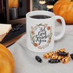 Load image into Gallery viewer, Christian Jesus Ceramic Coffee Mug, Let God Guide You, Gift for Her