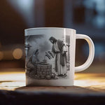Load image into Gallery viewer, Jesus Serving Coffee Mug, John 4:14, Jesus Mug, Bible Verse Mug, Christian Gift