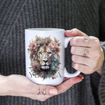 Load image into Gallery viewer, Yeshua Christian Coffee Mug Lion Of Judah Mug Jesus Coffee Mug