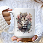 Load image into Gallery viewer, Yeshua Christian Coffee Mug Lion Of Judah Mug Jesus Coffee Mug