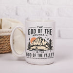 Load image into Gallery viewer, In Oceans Deep My Faith With Stand Christian Mug Scripture Based Coffee Mug