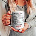 Load image into Gallery viewer, Knights Oath, Christian-inspired Coffee Mug, Jesus Gift, Perfect Gift For Believers