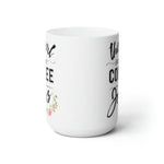 Load image into Gallery viewer, This Girl Runs On Coffee And Jesus, Large Christian Mug, Religious Gift