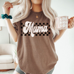 Load image into Gallery viewer, Checkered Mama Shirt, Retro Mama Shirt, Mother’s Day Gift