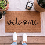 Load image into Gallery viewer, Dog Welcome Mat, Dog Doormat, Housewarming Gift For Dog Lover