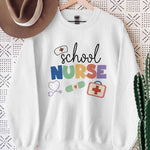 Load image into Gallery viewer, School Nurse Sweatshirt, Nurse Life Tee, Gift for Nurse