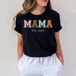 Load image into Gallery viewer, Mama Est 2024 Shirt, Mama Shirt, Mothers Day Gift for New Mom Gift