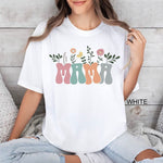 Load image into Gallery viewer, Floral Mama Shirts, Wildflowers Mother Shirt, Mothers Day Gift