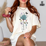 Load image into Gallery viewer, Floral MAMA Shirt, Motherhood Shirt, Wildflower Mama Shirt, Mother's Day Gift