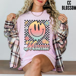 Load image into Gallery viewer, MAMA Shirt, Smiley Face Mama, Boho Mama Shirt, Mother's Day Gift