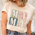 Load image into Gallery viewer, Mama Shirt, Wildflowers Mama Shirt, Mom TShirt, Mother's Day Gift