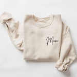 Load image into Gallery viewer, Mama Sweatshirt, First Time Mom Sweatshirt, Mom Gift Postpartum, Mother's Day Gift