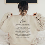 Load image into Gallery viewer, Mama Sweatshirt, First Time Mom Sweatshirt, Mom Gift Postpartum, Mother's Day Gift