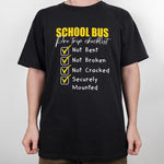 Load image into Gallery viewer, School Bus Pre Trip Checklist T-shirt School Bus Driver Shirt For Men Women
