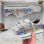 Load image into Gallery viewer, Woman Of God Low Top Shoes, Women's Casual Shoes, Gift For Women