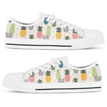 Load image into Gallery viewer, Colorful Pineapple Shoes, Pineapple Low Top Shoes Gift For Women Men