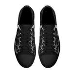 Load image into Gallery viewer, Moon Leaf Low Top Shoes Black, Celestial Sneakers, Gift For Men Women