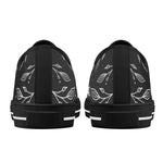 Load image into Gallery viewer, Moon Leaf Low Top Shoes Black, Celestial Sneakers, Gift For Men Women