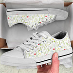 Load image into Gallery viewer, Watercolor Wildflower Low Top Sneakers, Stylish Summer Low Top Shoes Gift For Men Women