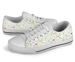 Load image into Gallery viewer, Watercolor Wildflower Low Top Sneakers, Stylish Summer Low Top Shoes Gift For Men Women