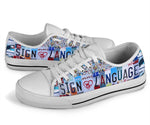 Load image into Gallery viewer, Sign Language Low Top Low Top Shoes, Trendy Fashion Casual Shoes For Men Women
