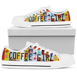 Load image into Gallery viewer, Coffee Girl Low Top Low Top Shoes, License Plate Low Top Shoes For Men And Women