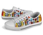 Load image into Gallery viewer, Coffee Girl Low Top Low Top Shoes, License Plate Low Top Shoes For Men And Women