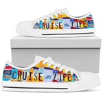 Load image into Gallery viewer, Cruise Life Low Top Low Top Shoes License Plate Low Top Shoes For Women Men